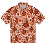 Denver Broncos Hawaiian Shirt - Hibiscus Blooms | Moonbestprint