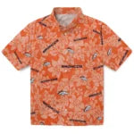 Denver Broncos Hawaiian Shirt - Hibiscus Oasis | Moonbestprint