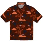 Denver Broncos Hawaiian Shirt - Palm And Clouds | Moonbestprint