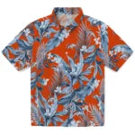 Denver Broncos Hawaiian Shirt - Palm Leaves | Moonbestprint