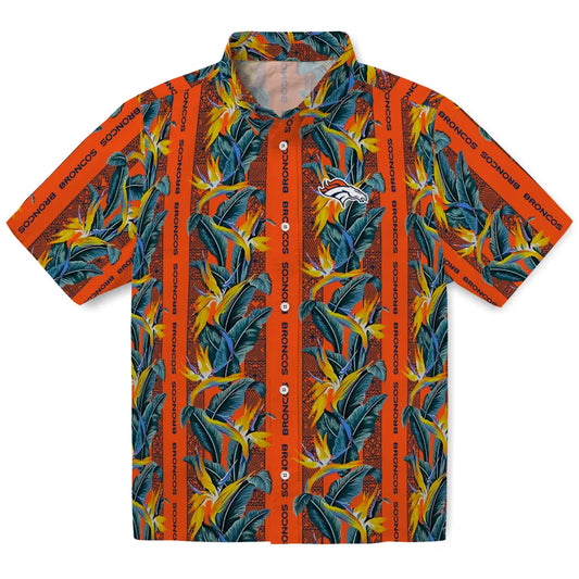 Denver Broncos Hawaiian Shirt - Paradise Vines | Moonbestprint