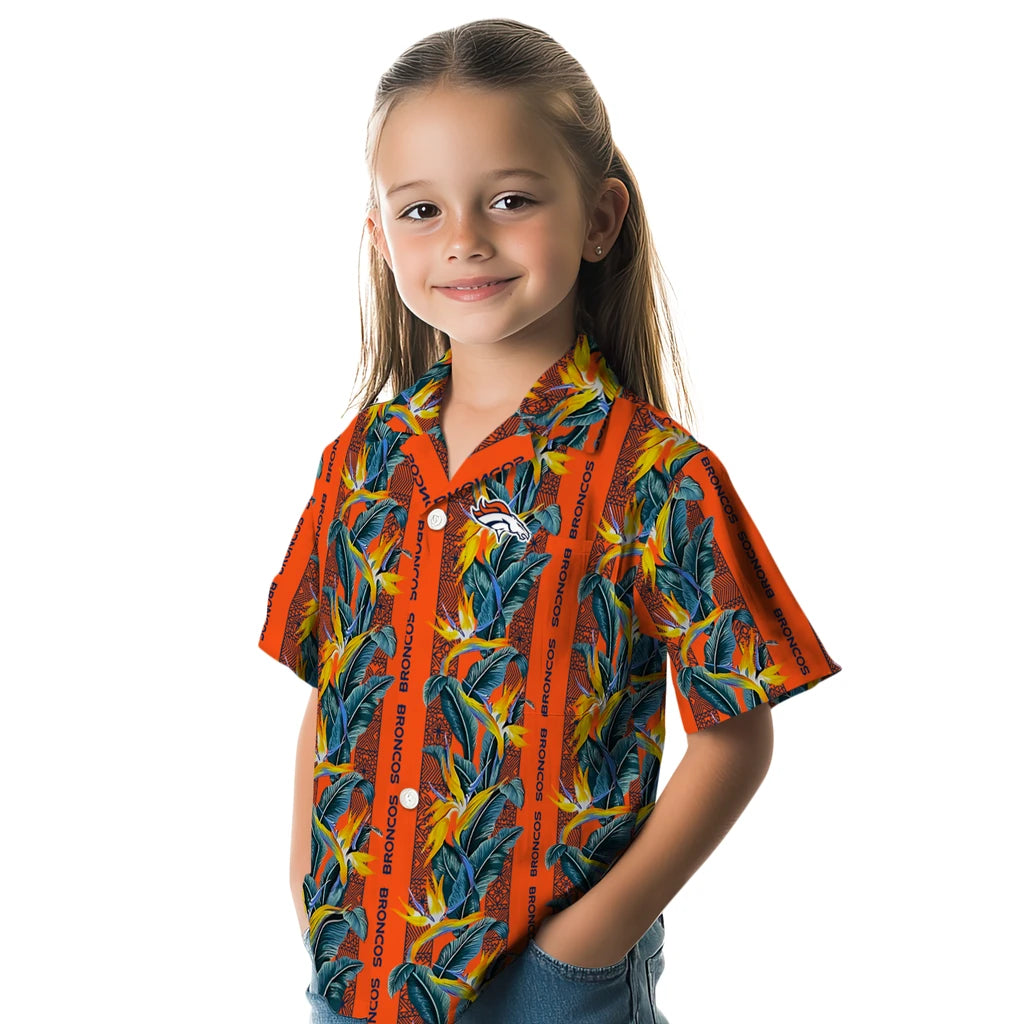 Denver Broncos Hawaiian Shirt - Paradise Vines | Moonbestprint