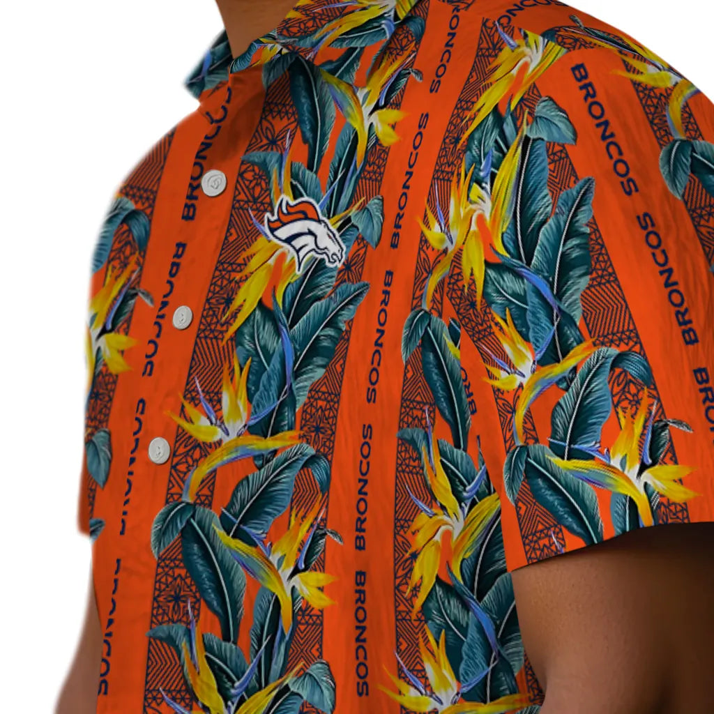 Denver Broncos Hawaiian Shirt - Paradise Vines | Moonbestprint