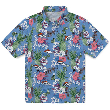 Denver Broncos Hawaiian Shirt - Pineapple Bouquet | Moonbestprint