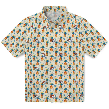 Denver Broncos Hawaiian Shirt - Pineapple Delight | Moonbestprint