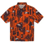 Denver Broncos Hawaiian Shirt - Turtle Lines | Moonbestprint