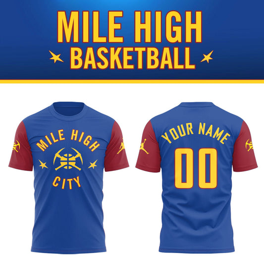 Denver Nuggets - Limited Edition Mile High City Custom Shirt | JN99 Moonbestprint