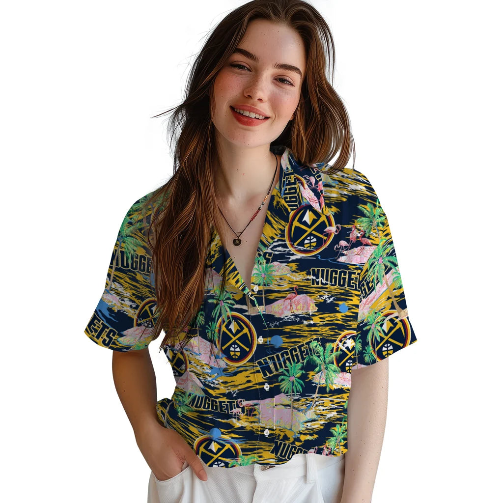 Denver Nuggets Flamingo Retreat 2026 Hawaiian Shirt – Moonbestprint