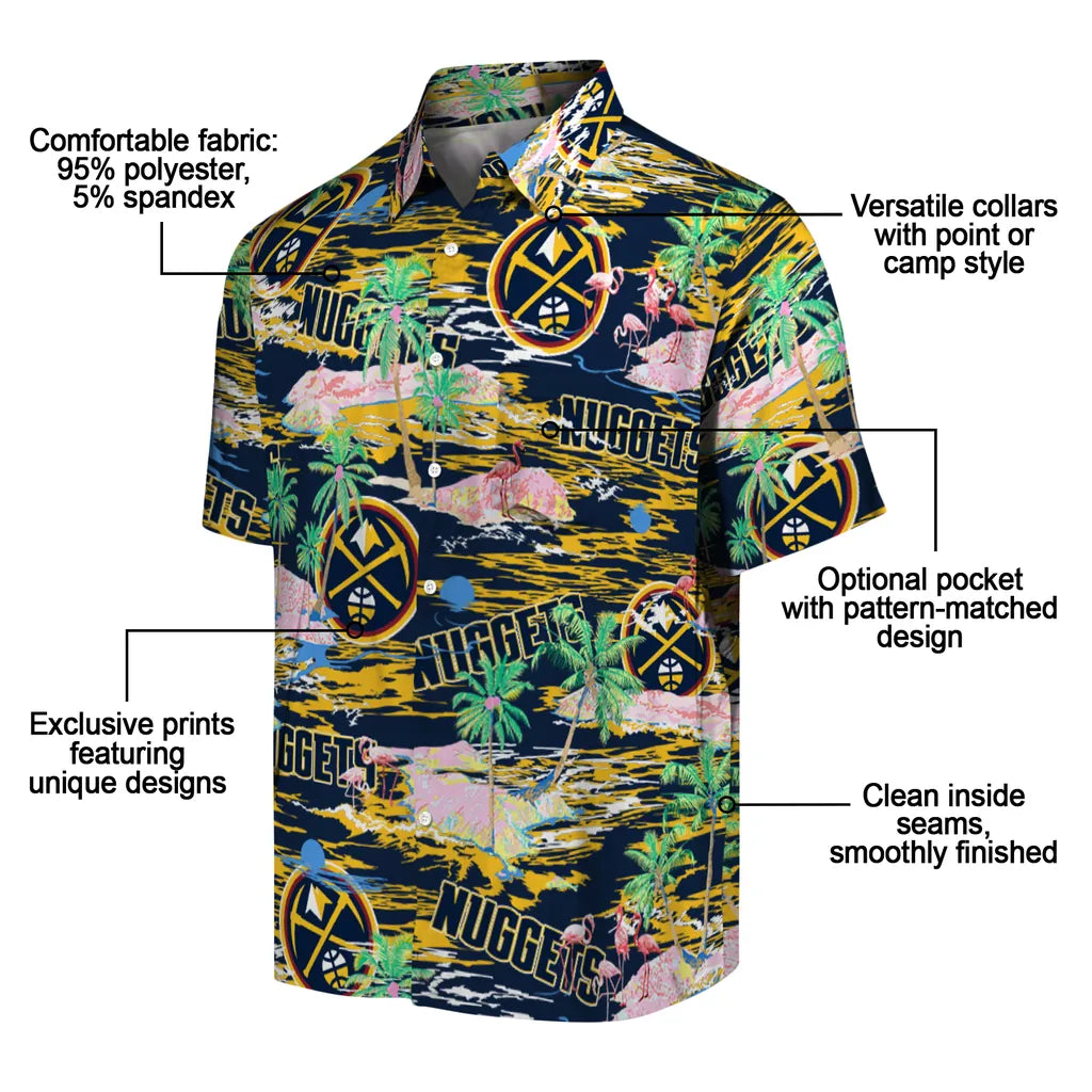 Denver Nuggets Flamingo Retreat 2026 Hawaiian Shirt – Moonbestprint