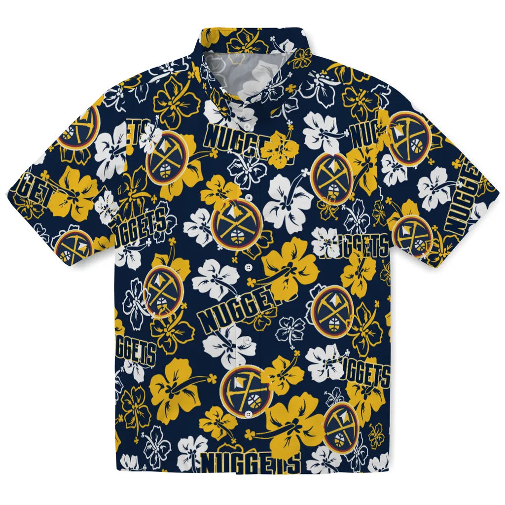 Denver Nuggets Hibiscus Bloom Hawaiian Shirt – Moonbestprint