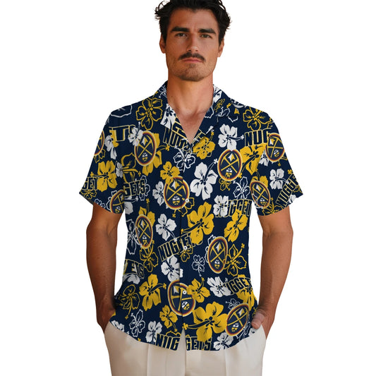 Denver Nuggets Hibiscus Bloom Hawaiian Shirt – Moonbestprint
