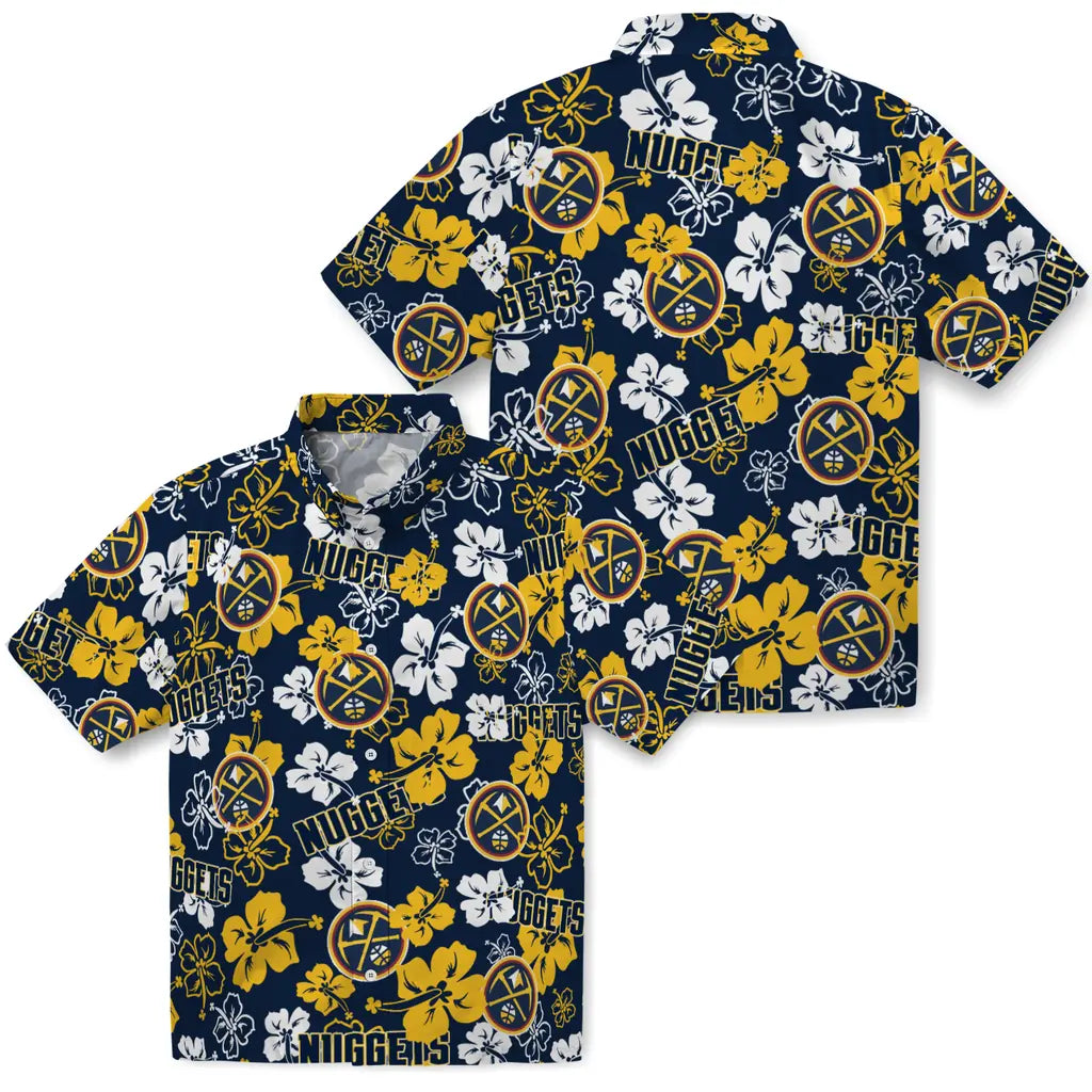 Denver Nuggets Hibiscus Bloom Hawaiian Shirt – Moonbestprint