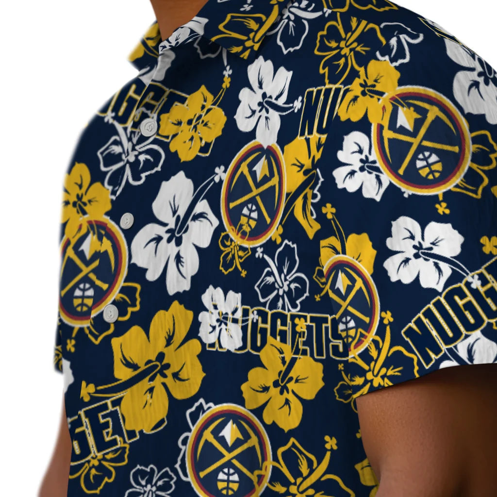 Denver Nuggets Hibiscus Bloom Hawaiian Shirt – Moonbestprint