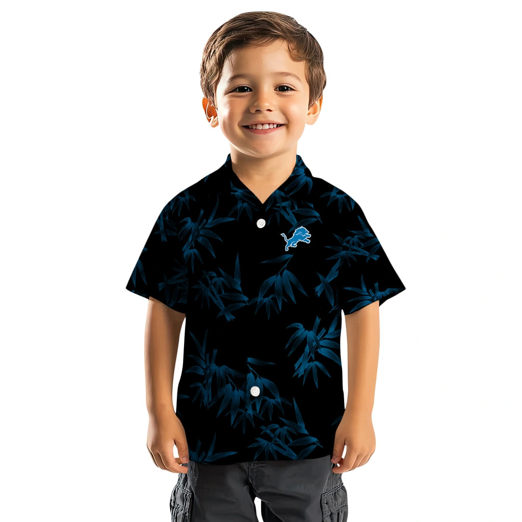 Detroit Lions Hawaiian Shirt - Bamboo Branches | Moonbestprint