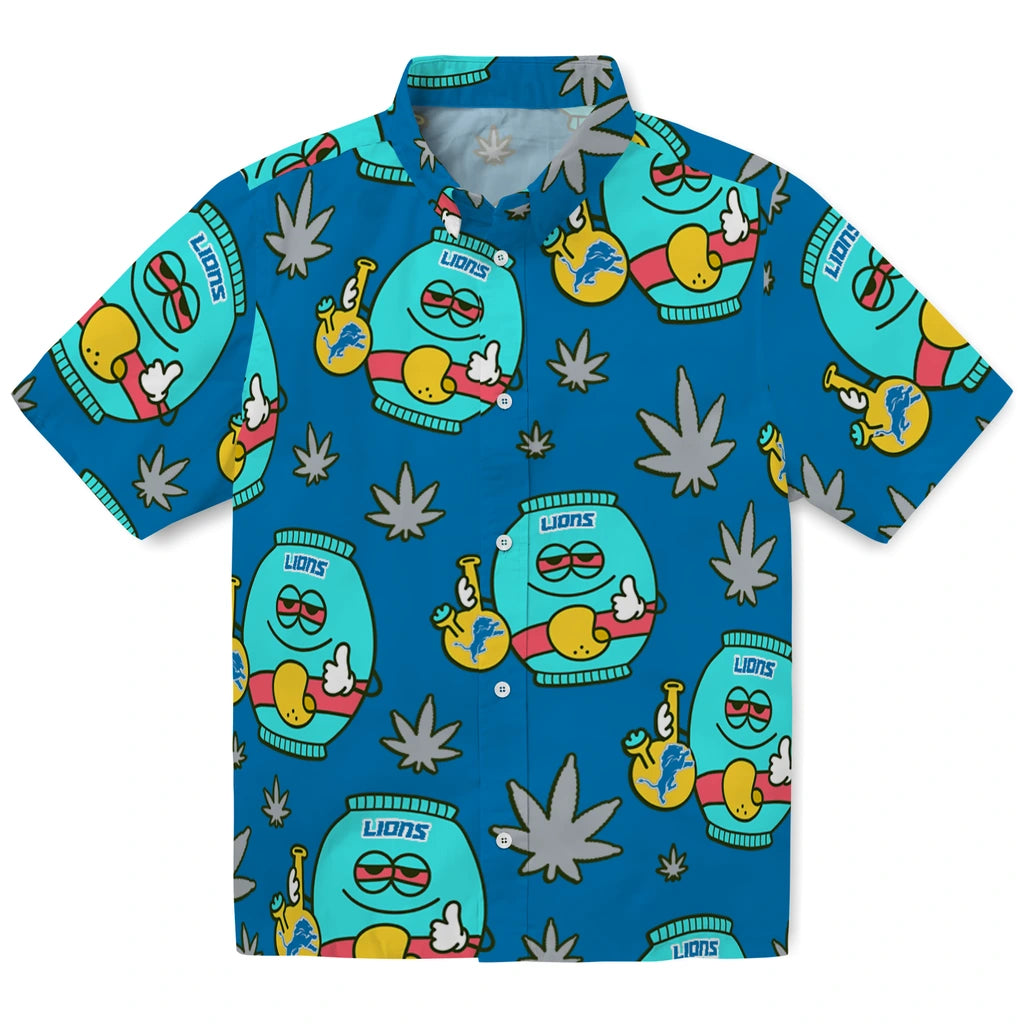 Detroit Lions Hawaiian Shirt - Chill Vibe | Moonbestprint