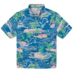 Detroit Lions Flamingo Retreat 2026 Hawaiian Shirt – Moonbestprint