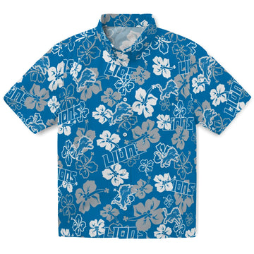 Detroit Lions Hibiscus Bloom Hawaiian Shirt – Moonbestprint