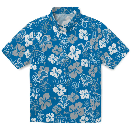Detroit Lions Hibiscus Bloom Hawaiian Shirt – Moonbestprint