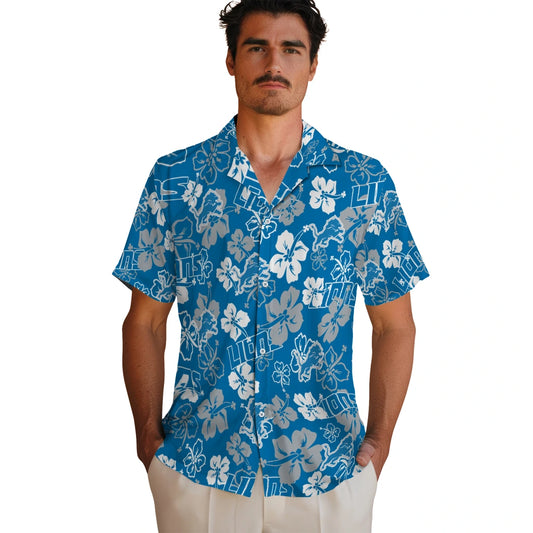 Detroit Lions Hibiscus Bloom Hawaiian Shirt – Moonbestprint