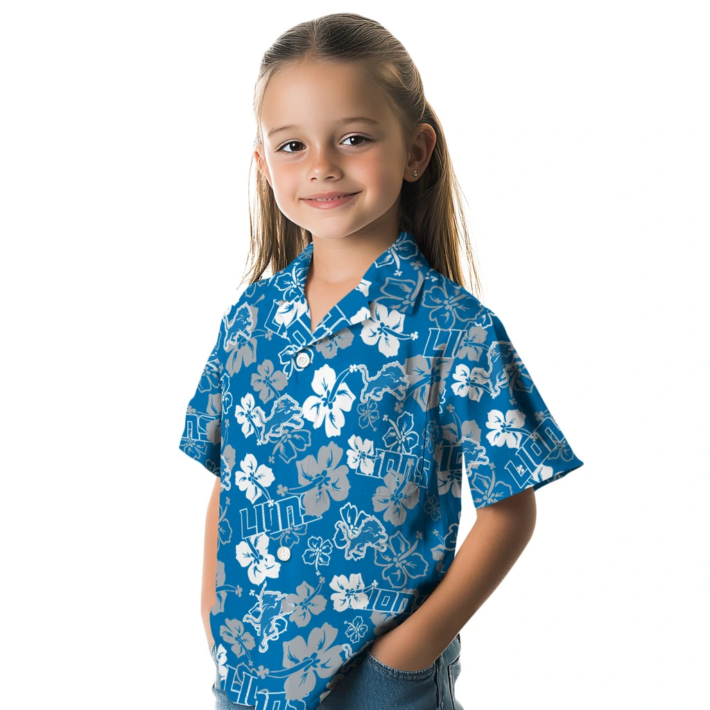 Detroit Lions Hibiscus Bloom Hawaiian Shirt – Moonbestprint