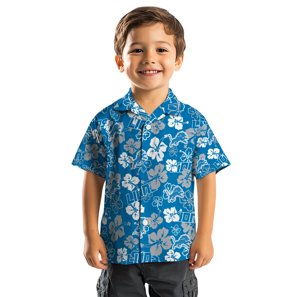 Detroit Lions Hibiscus Bloom Hawaiian Shirt – Moonbestprint