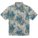 Detroit Lions Hawaiian Shirt - Hibiscus Designs | Moonbestprint