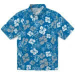 Detroit Lions Hawaiian Shirt - Hibiscus Flower Design | Moonbestprint