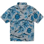 Detroit Lions Hawaiian Shirt - Palm Sunset | Moonbestprint