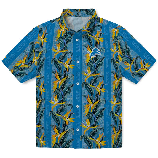 Detroit Lions Hawaiian Shirt - Paradise Vines | Moonbestprint