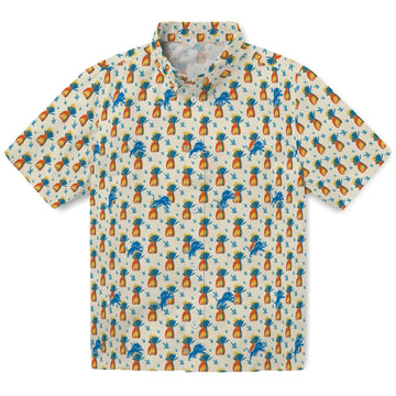 Detroit Lions Hawaiian Shirt - Pineapple Delight | Moonbestprint