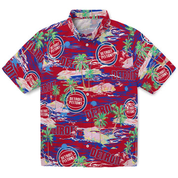 Detroit Pistons Flamingo Retreat 2026 Hawaiian Shirt – Moonbestprint