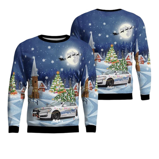 Detroit Police Department Car Christmas Sweater 3D ? Usalast