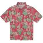 Detroit Red Wings Hawaiian Shirt - Anthurium Overlay | Moonbestprint