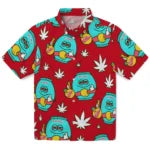 Detroit Red Wings Hawaiian Shirt - Chill Vibe | Moonbestprint