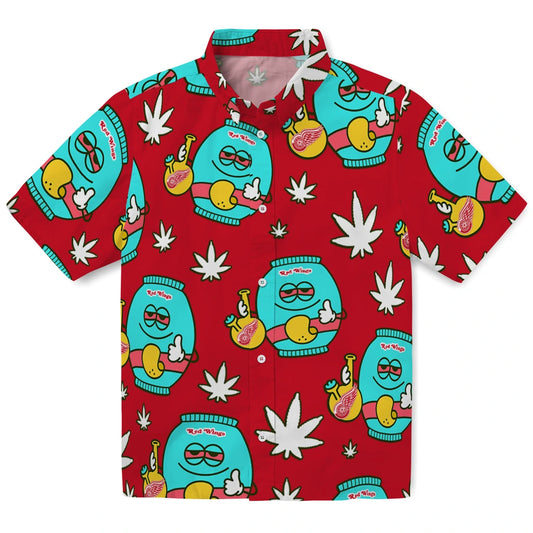 Detroit Red Wings Hawaiian Shirt - Chill Vibe | Moonbestprint