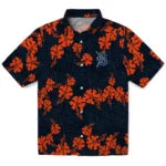 Detroit Tigers Hawaiian Shirt - 50th State Flower | Moonbestprint