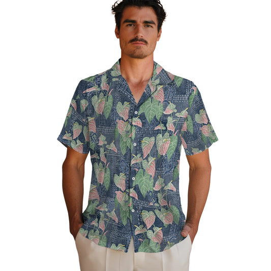 Detroit Tigers Hawaiian Shirt - Anthurium Overlay | Moonbestprint