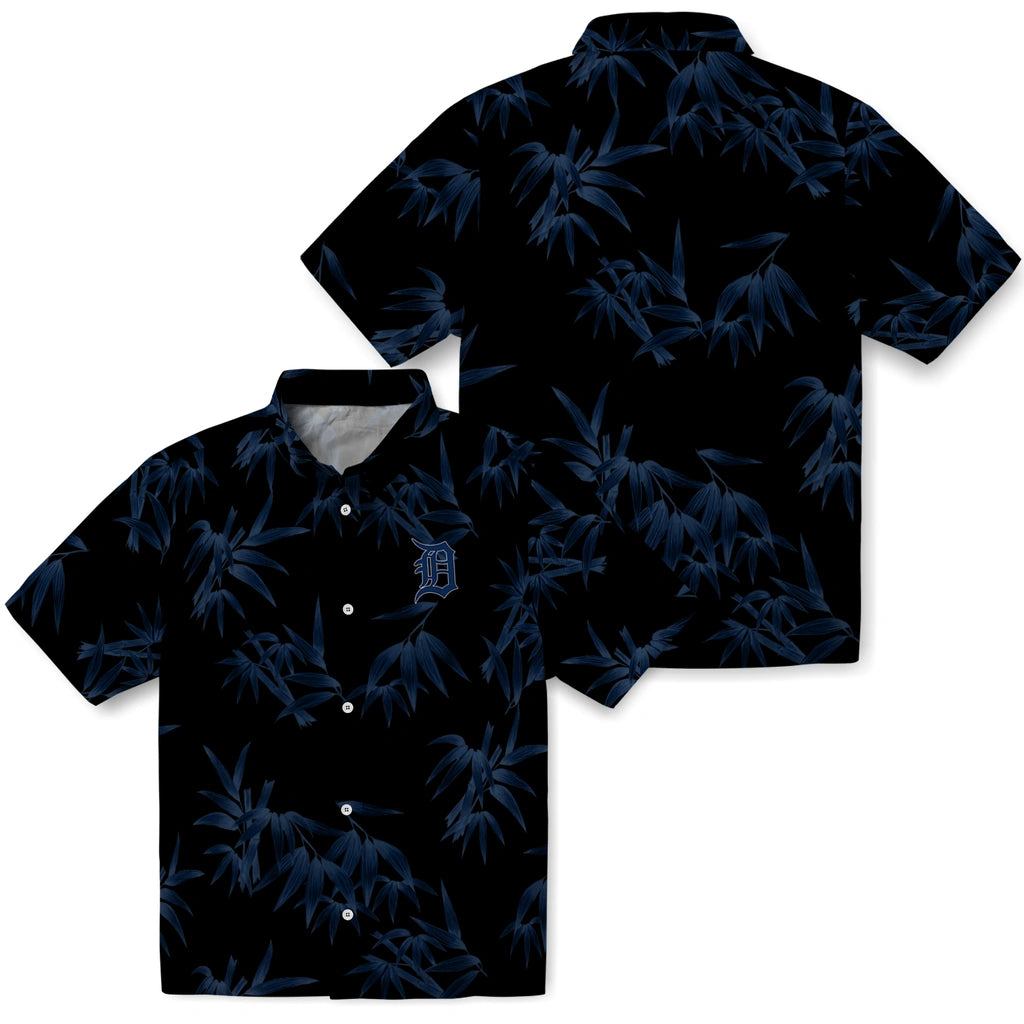 Detroit Tigers Hawaiian Shirt - Bamboo Branches | Moonbestprint