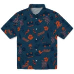 Detroit Tigers Hawaiian Shirt - Beach Vibe | Moonbestprint