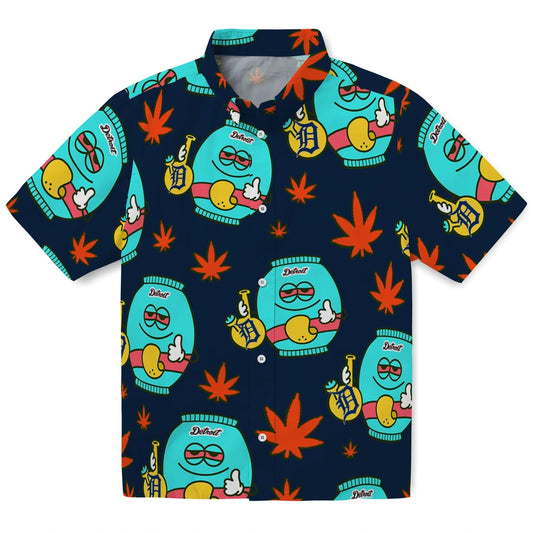 Detroit Tigers Hawaiian Shirt - Chill Vibe | Moonbestprint