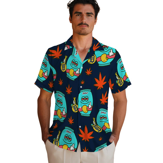 Detroit Tigers Hawaiian Shirt - Chill Vibe | Moonbestprint