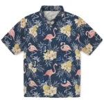 Detroit Tigers Hawaiian Shirt - Flamingo Hibiscus | Moonbestprint