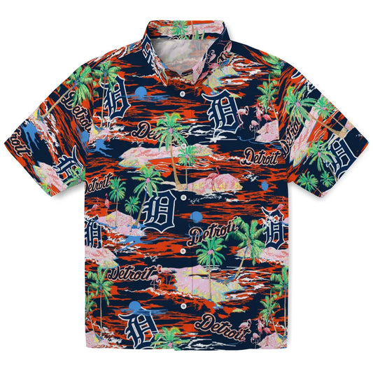 Detroit Tigers Flamingo Retreat 2026 Hawaiian Shirt – Moonbestprint
