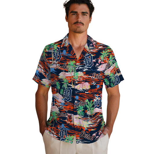 Detroit Tigers Flamingo Retreat 2026 Hawaiian Shirt – Moonbestprint