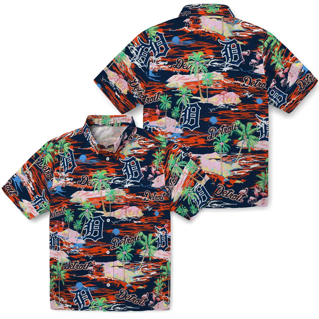 Detroit Tigers Flamingo Retreat 2026 Hawaiian Shirt – Moonbestprint
