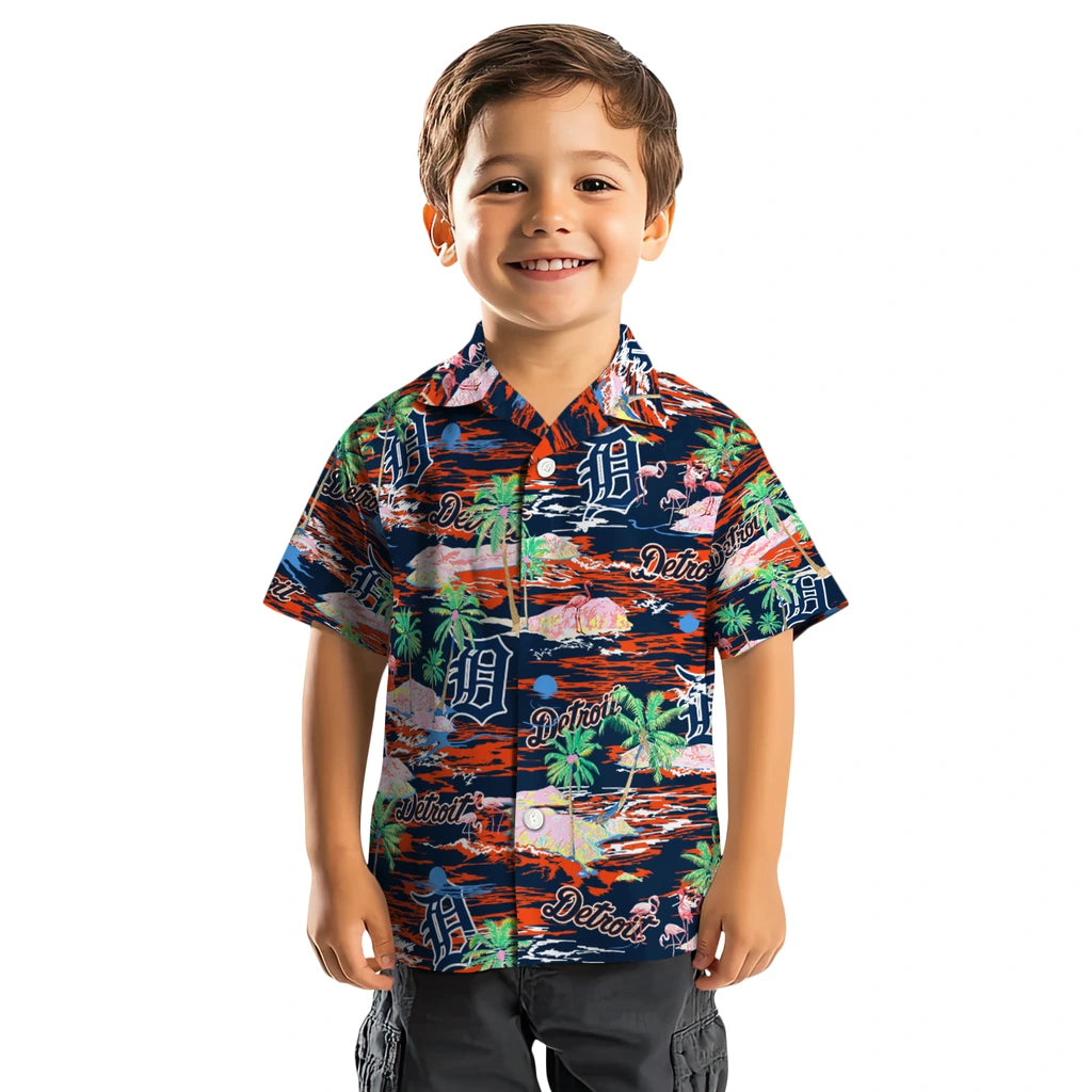 Detroit Tigers Flamingo Retreat 2026 Hawaiian Shirt – Moonbestprint