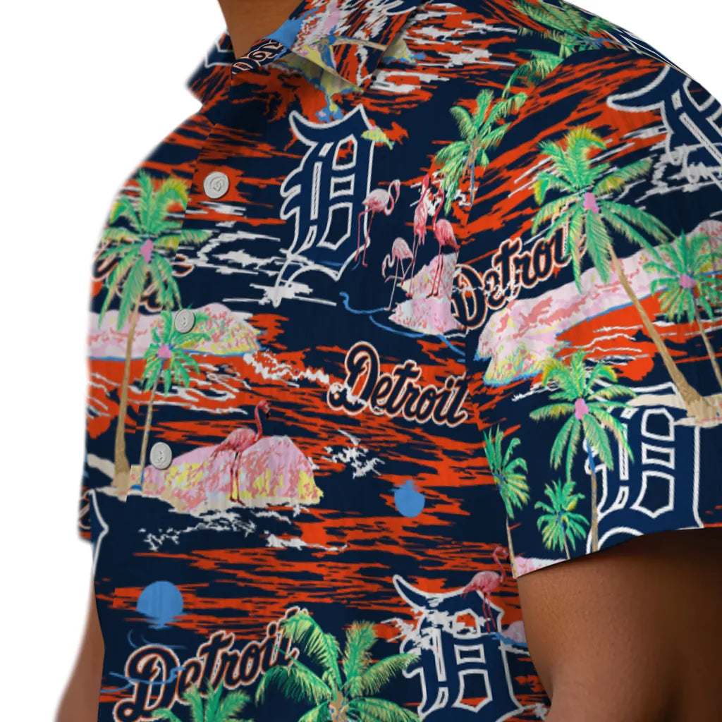 Detroit Tigers Flamingo Retreat 2026 Hawaiian Shirt – Moonbestprint