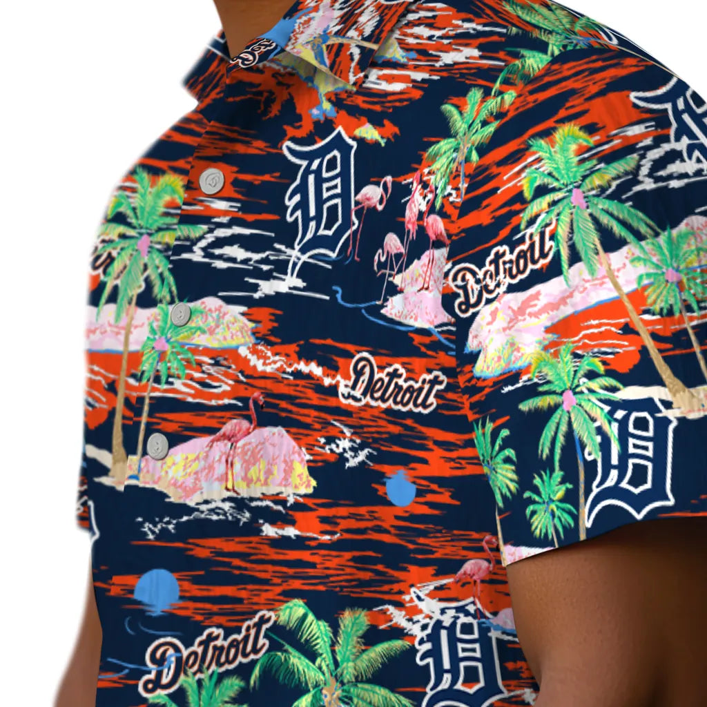 Detroit Tigers Hawaiian Shirt - Hawaii Island | Moonbestprint