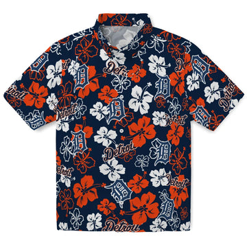 Detroit Tigers Hibiscus Bloom Hawaiian Shirt – Moonbestprint