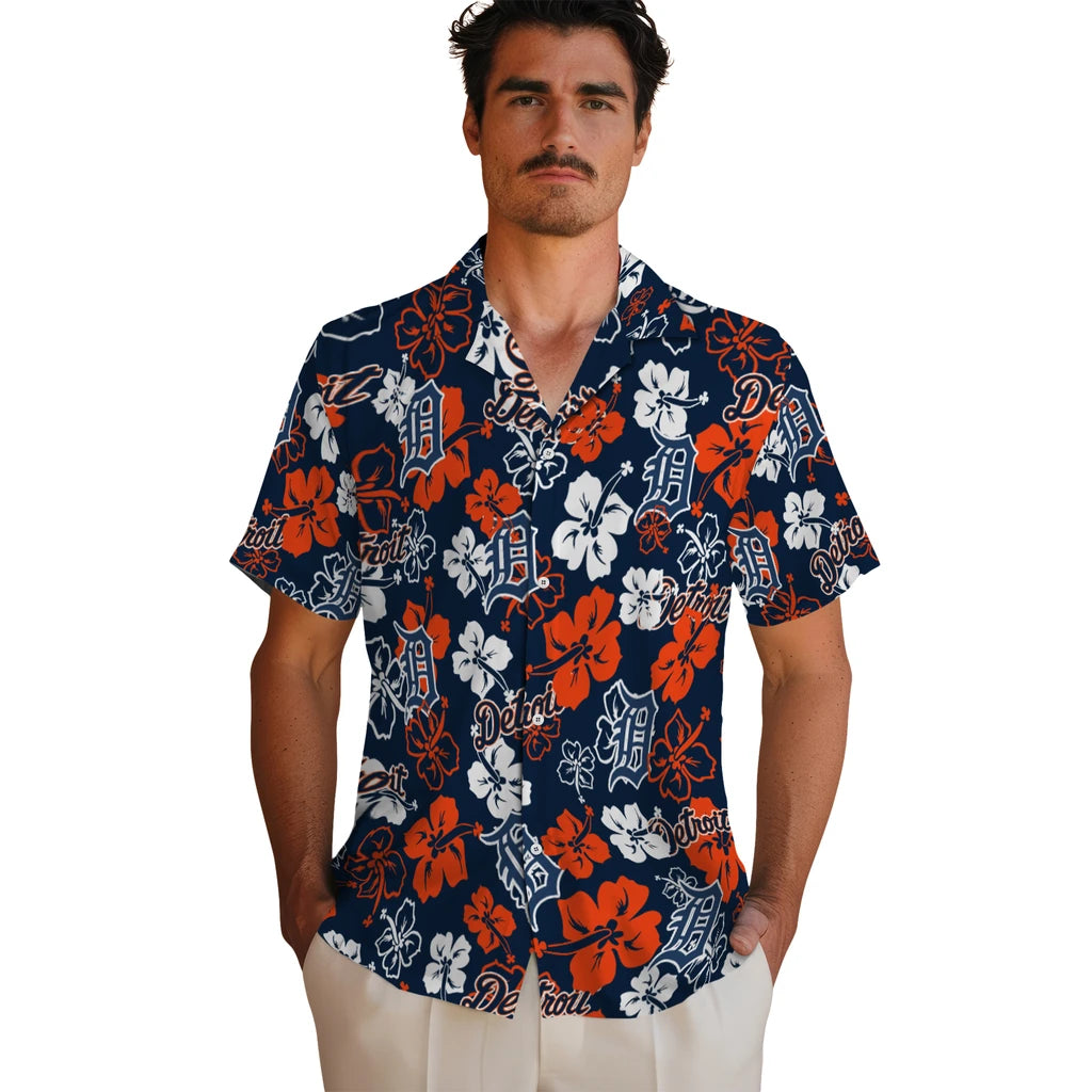 Detroit Tigers Hibiscus Bloom Hawaiian Shirt – Moonbestprint
